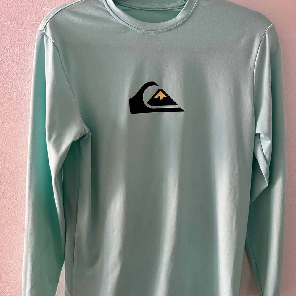 Quiksilver Aqua Blue Kids Sunshirt